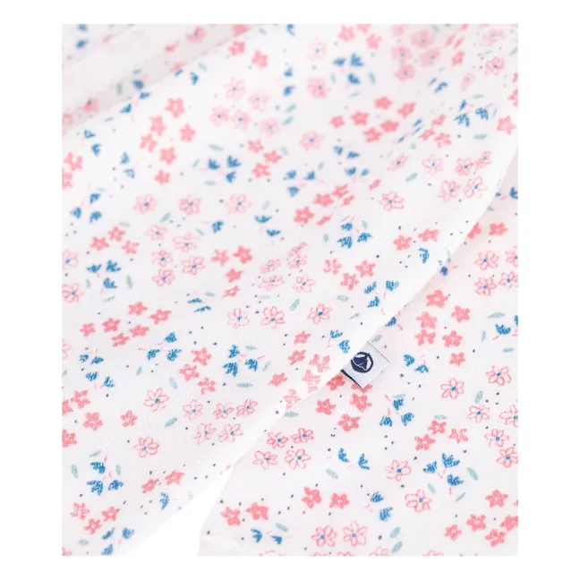 Pyjama Dors Bien Fleuri Velours | Blanc