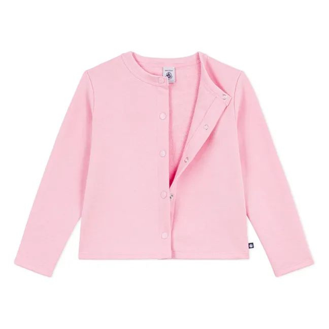 Chaqueta de punto lisa | Rosa