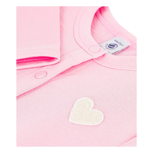 Chaqueta de punto lisa | Rosa