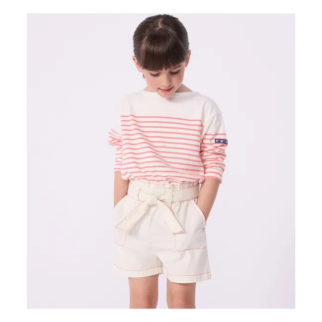 Lightweight Marinière T-shirt | Orange