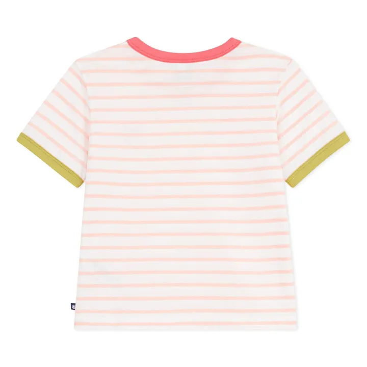 Camiseta de rayas clásica | Coral- Imagen del producto n°0