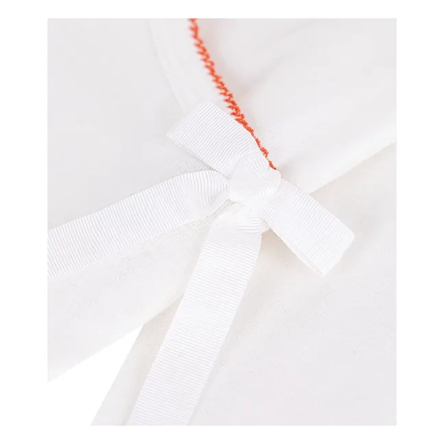 Gilet Cache Cœur Uni - Petit Bateau x Opéra de Paris | Blanc