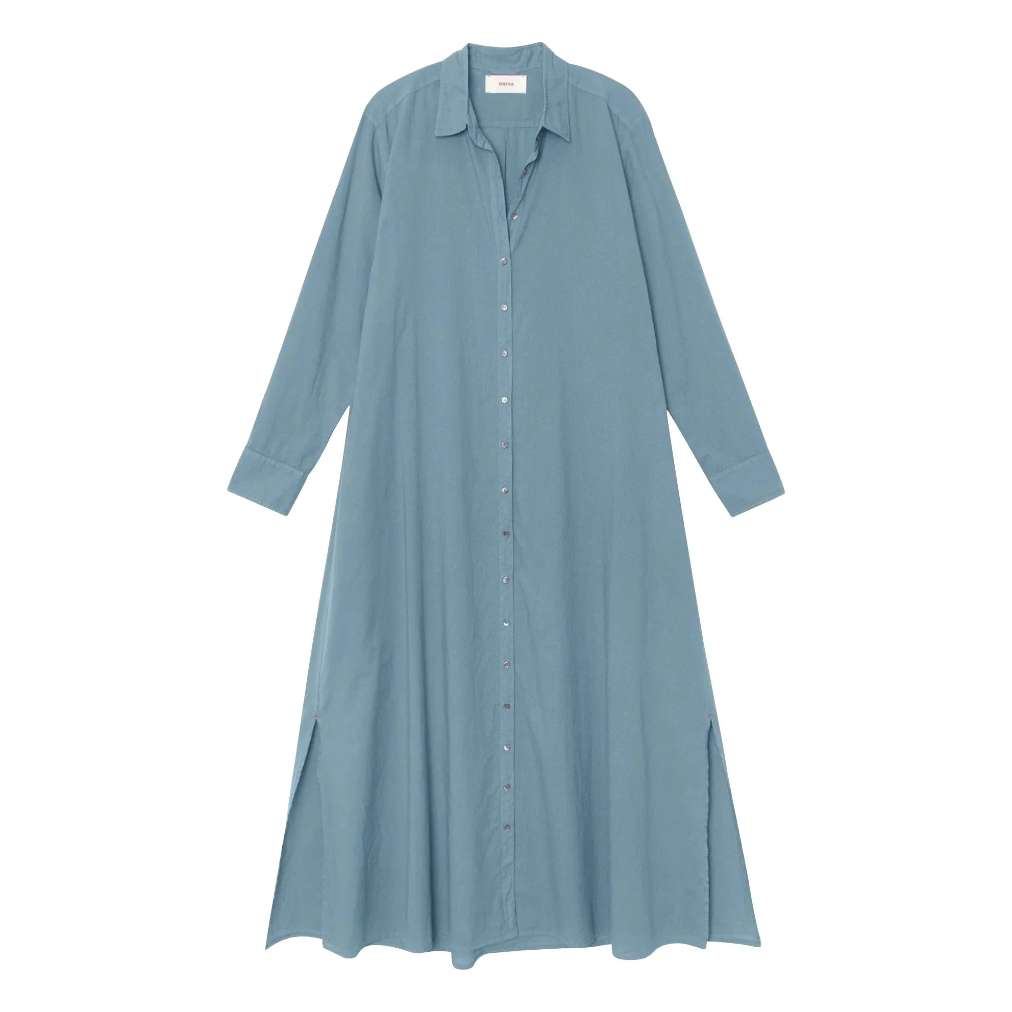 Xirena Blue Boden Cotton Poplin Dress