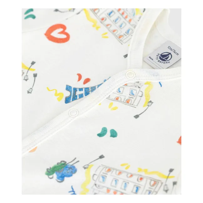 Pyjama Combishort - Petit Bateau x Opéra de Paris | Blanc