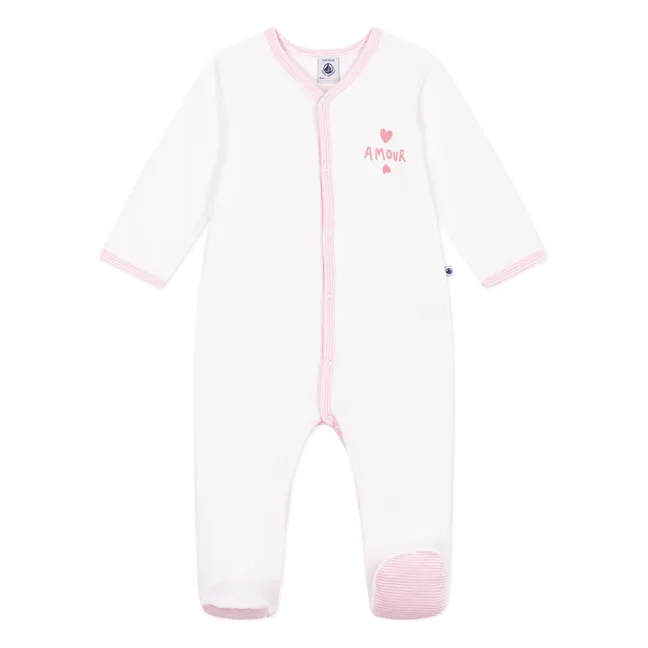 Pijama Dors Bien Amour Velours | Blanco