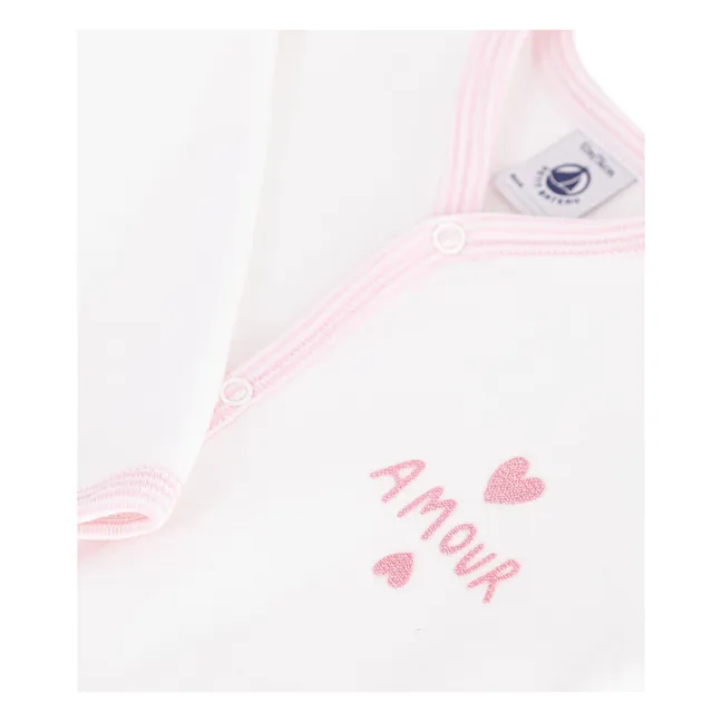 Pijama Dors Bien Amour Velours | Blanco