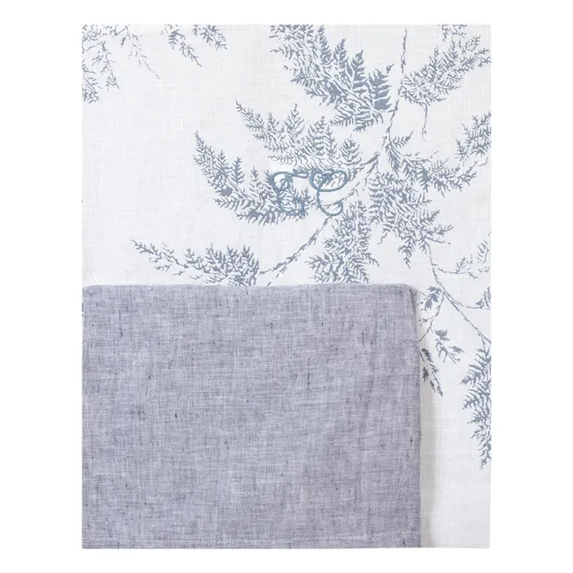 Juego de cama Foliage | Azul Marino