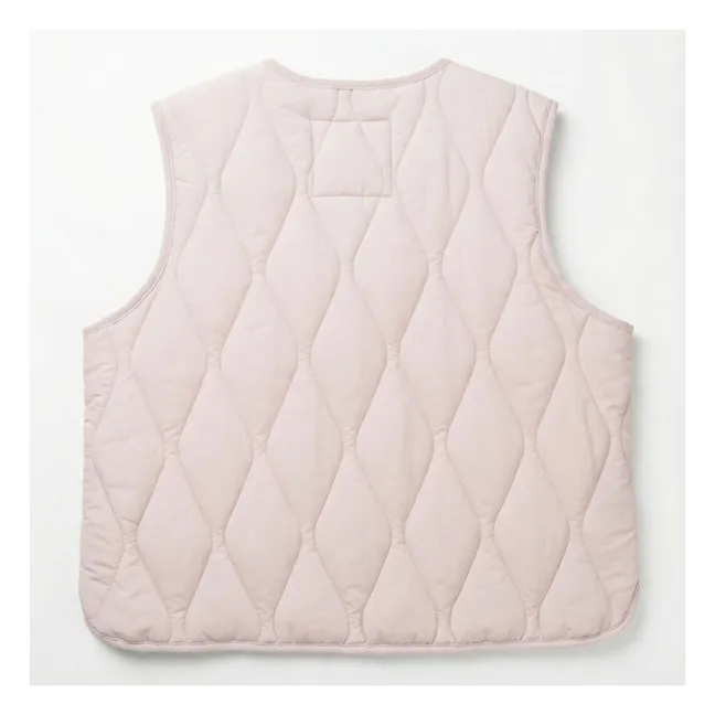 Chaqueta acolchada sin mangas | Rosa Pálido