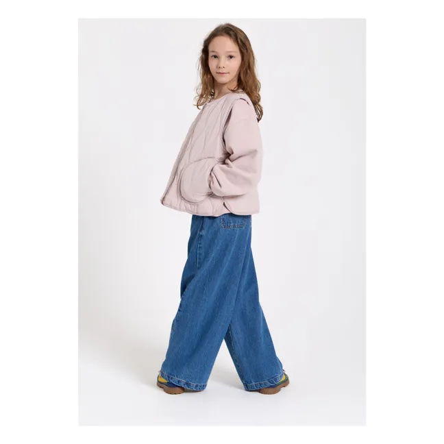 Veste Sans Manches Matelassée Cheer | Rose pâle