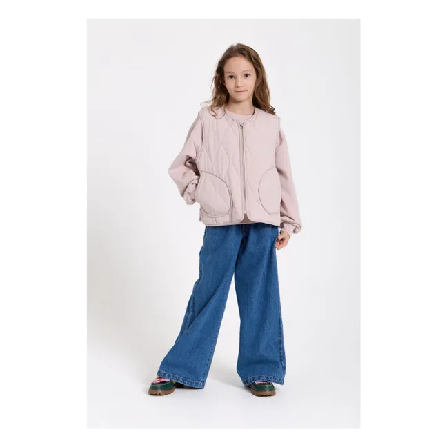 Ärmellose Steppjacke Cheer | Blassrosa