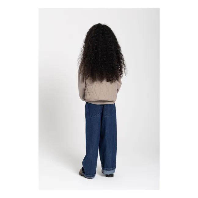 Veste Sans Manches Matelassée Cheer | Gris taupe