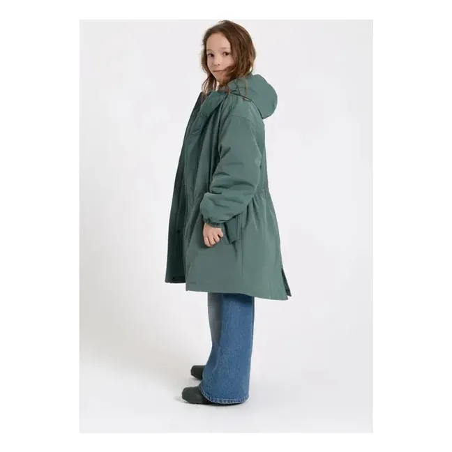 Fox Recycled Fiber Lined Parka | Teal