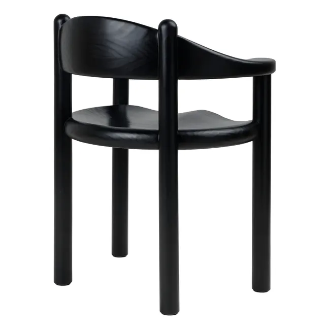 Silla Daumiller con reposabrazos, Rainer Daumiller | Negro