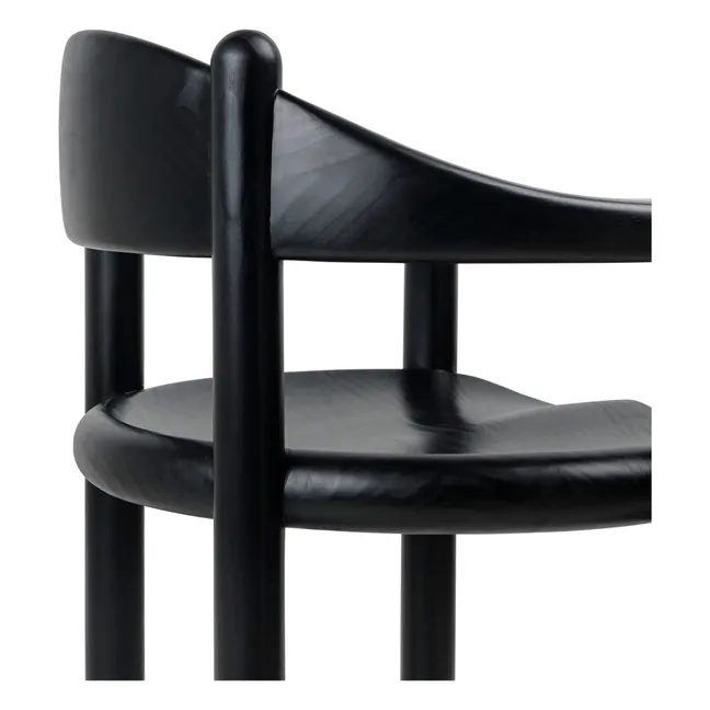 Chaise avec accoudoirs Daumiller, Rainer Daumiller | Noir