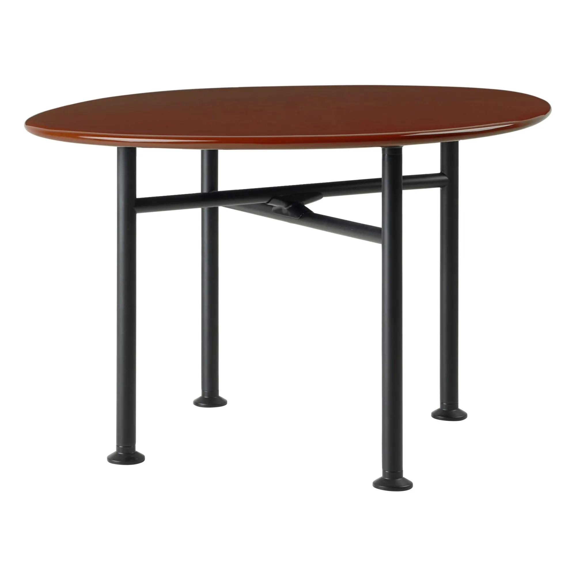 Gubi Rust Carmel Ceramic Side Table, Oeo Studio