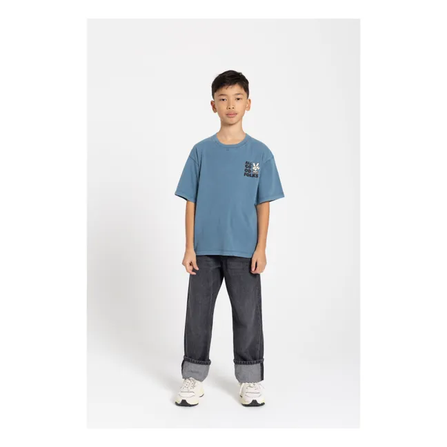 Finn organic cotton T-shirt | Blue