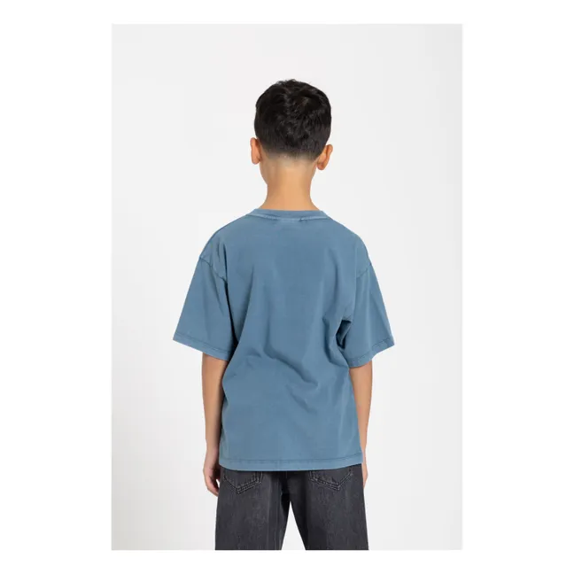 Finn organic cotton T-shirt | Blue