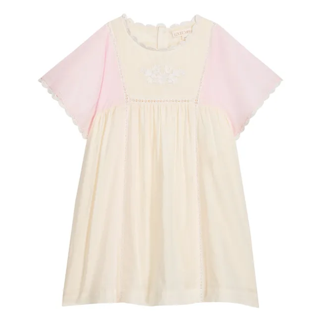 Robe Contrastée Aurora Coton Bio | Jaune