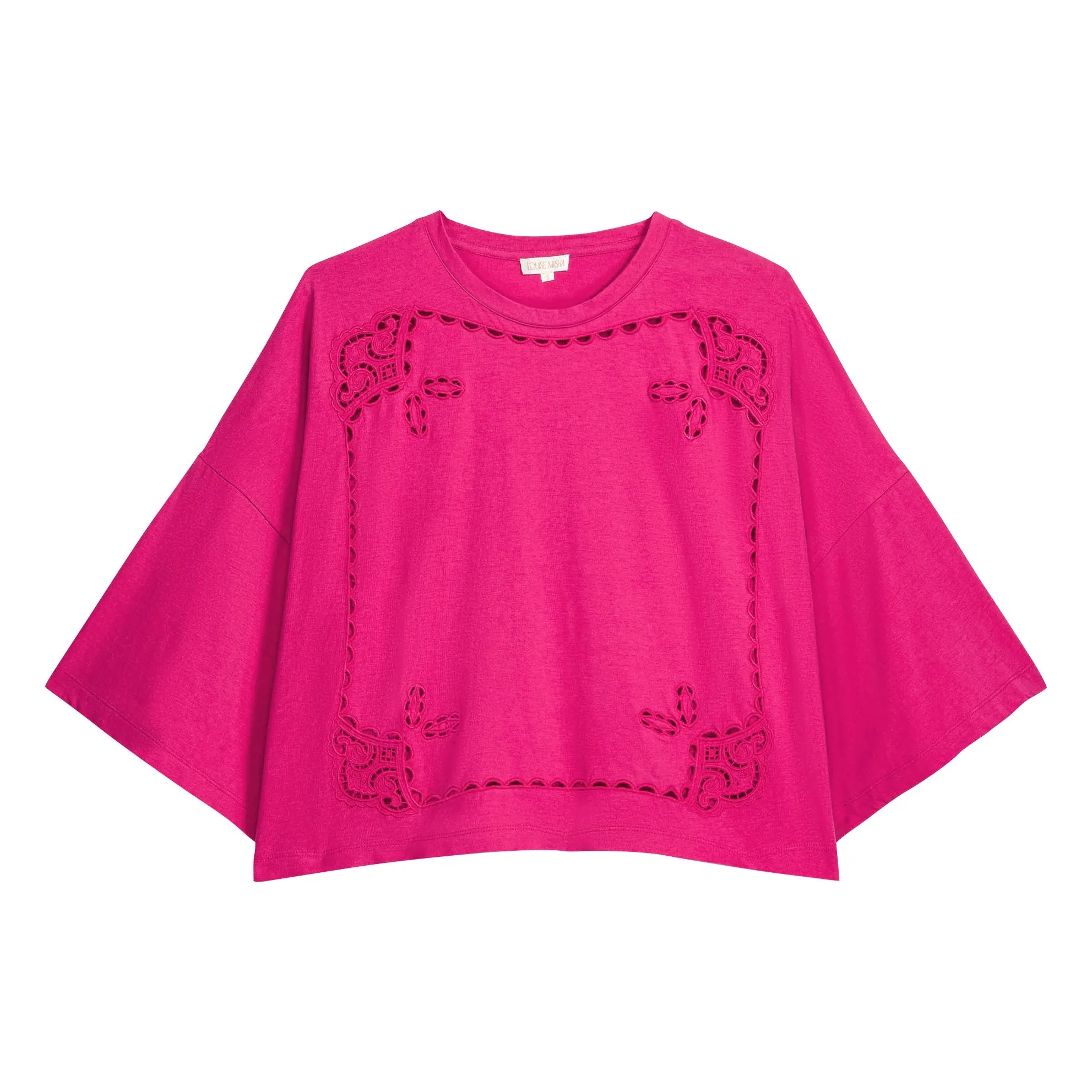 Louise Misha Fuchsia Neolar Organic Cotton Blouse