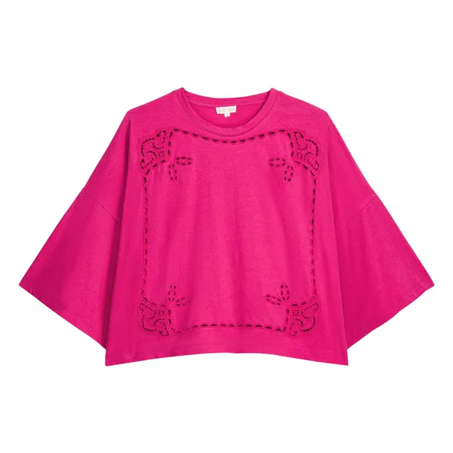 Bluse Neolar Bio-Baumwolle | Fuchsie