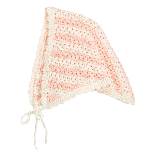 Bandeau Holly Rayé Maille | Rose