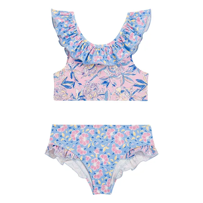 Bañador Primavera Floral Fibras Recicladas | Rosa