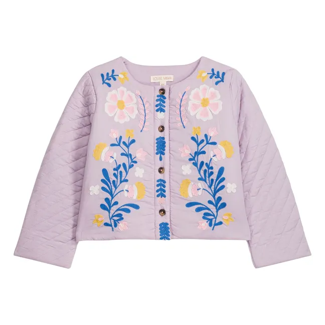 Chaqueta acolchada de algodón orgánico Orisha Fleurie | Parma
