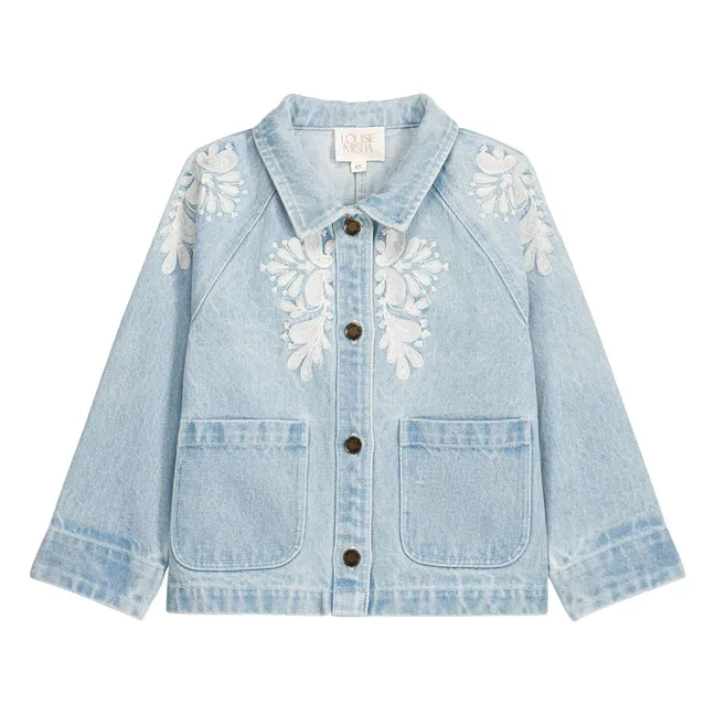 Chaqueta vaquera Rafaela bordada | Azul