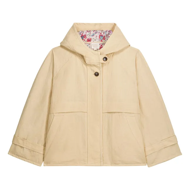 Giacca Bertille in lino e cotone | Avorio