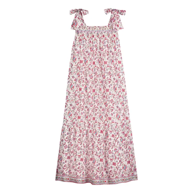 Robe Marcelette Coton Bio | Rose