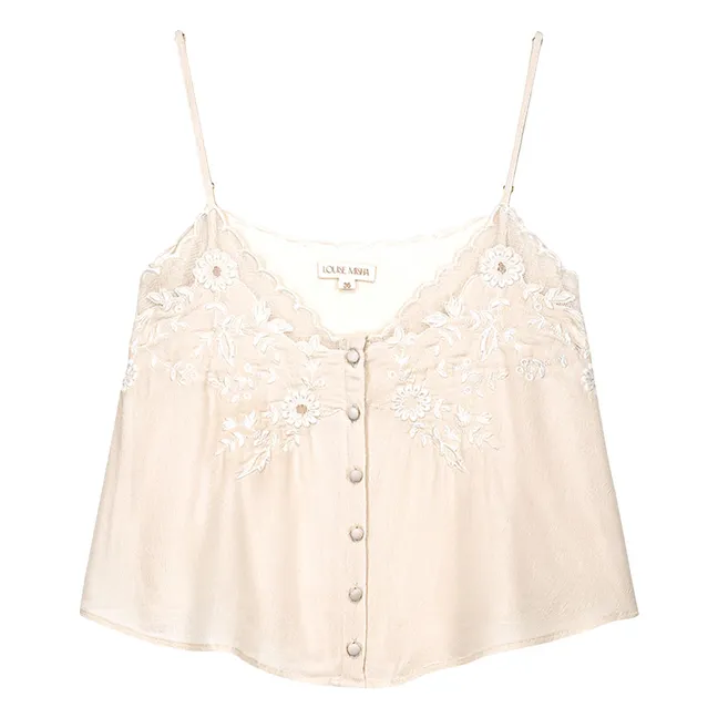 Camiseta de tirantes Suena | Crema