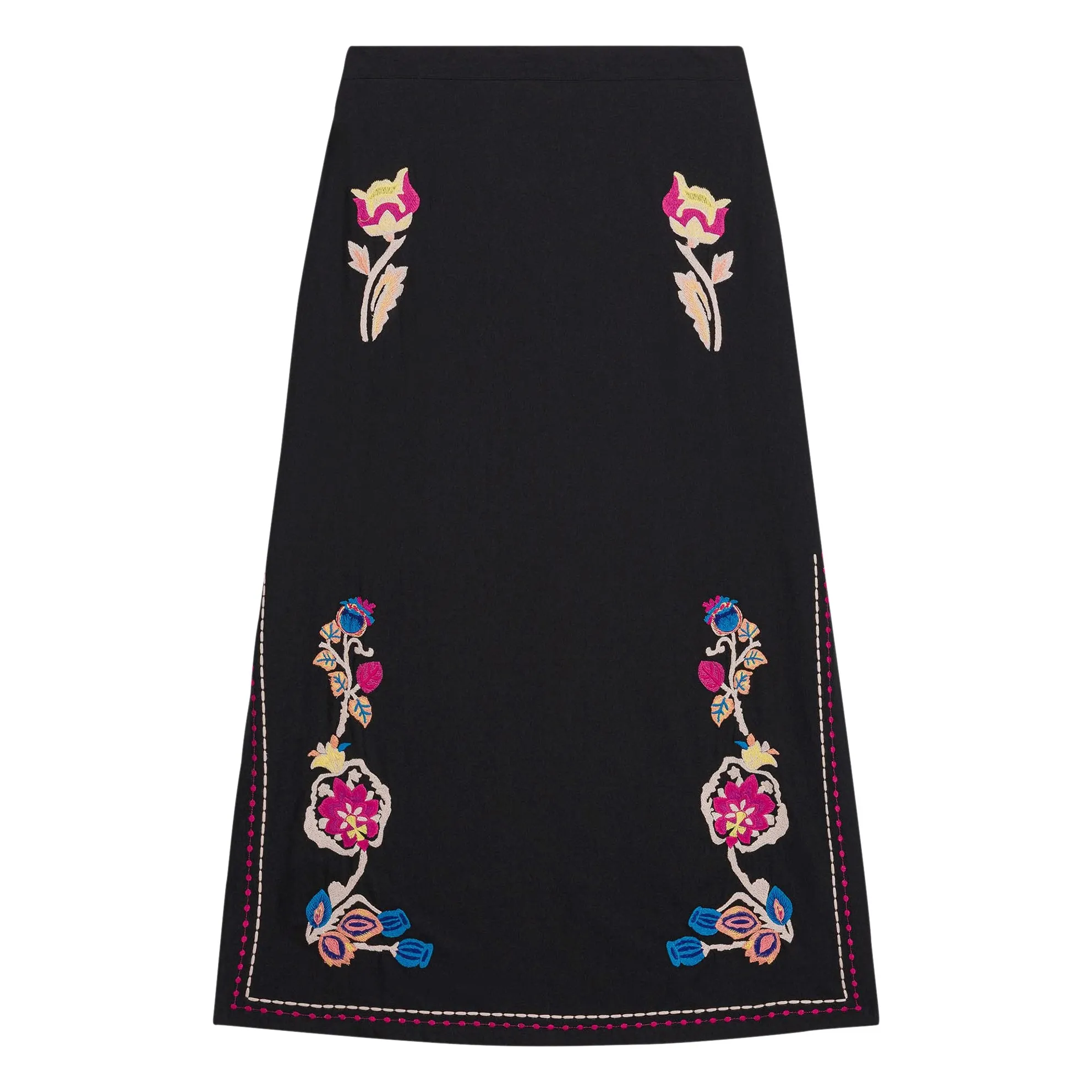 Louise Misha Black Amarante Organic Cotton Skirt