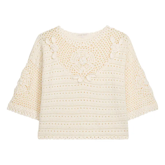 Eleanor Cotton Top | Cream