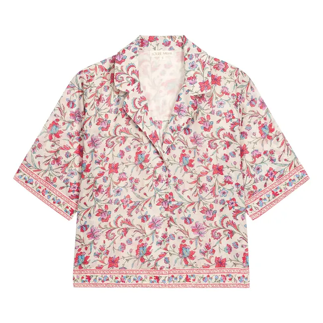 Louka organic cotton pyjamas | Pink