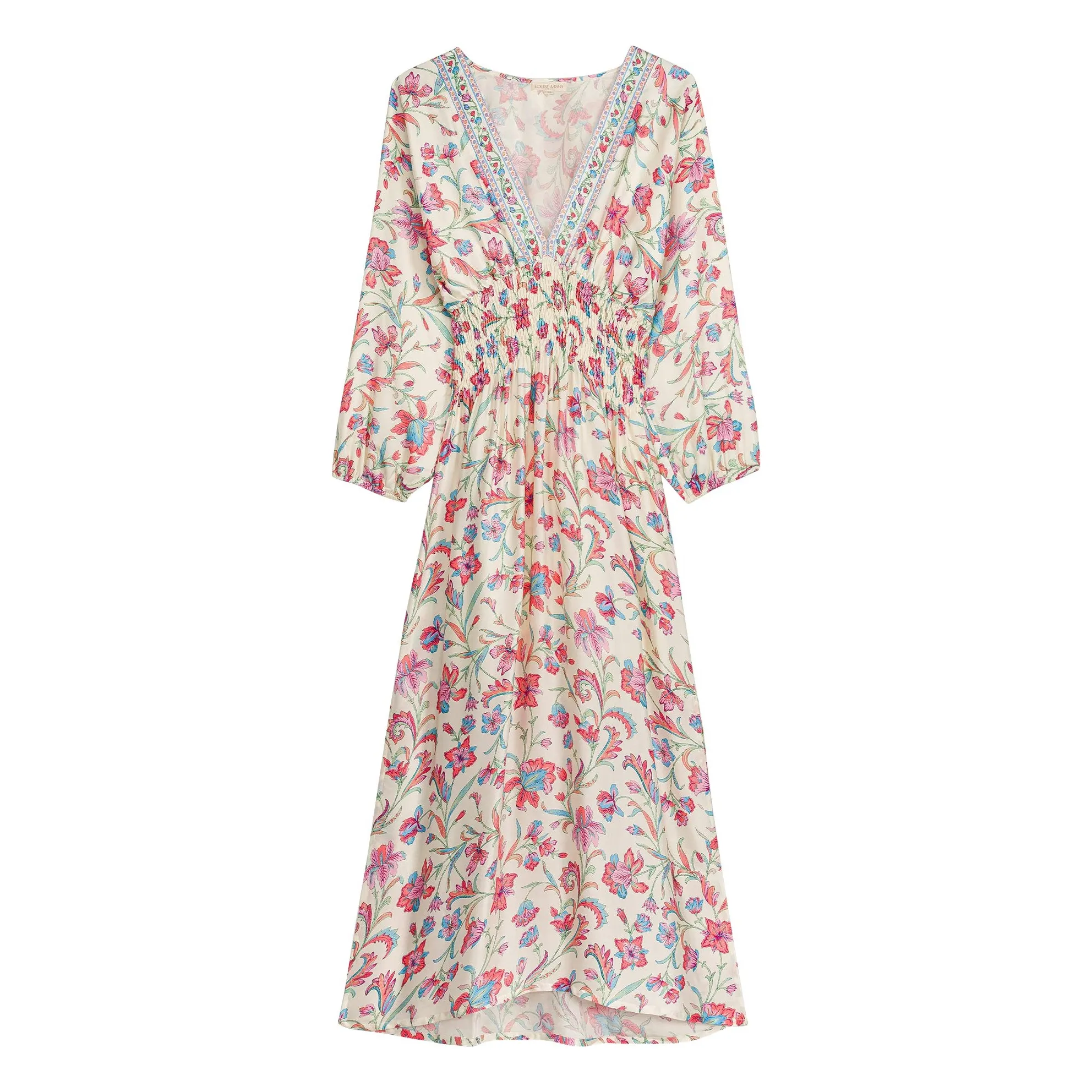 Louise Misha Cream Sofia Dress