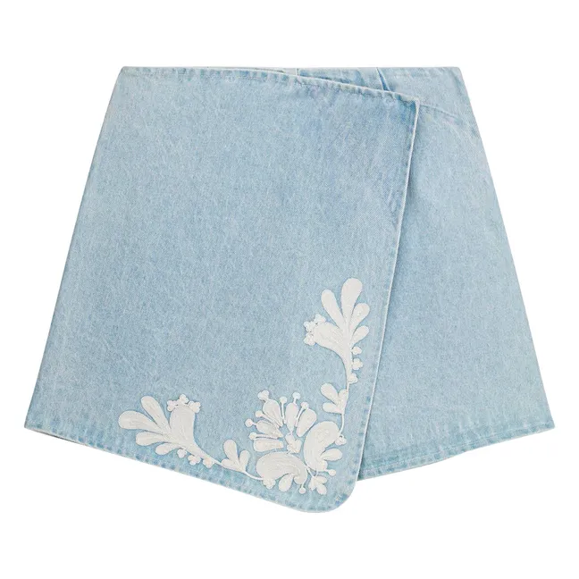 Jupe Myrta Coton | Bleu