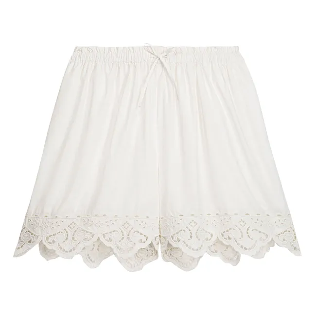 Short Boxi Coton Bio | Blanc