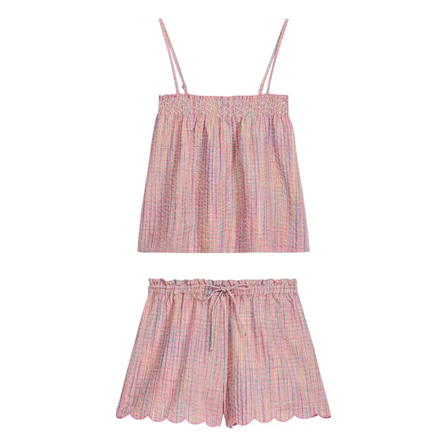 Pyjama Minala Coton Bio | Rose
