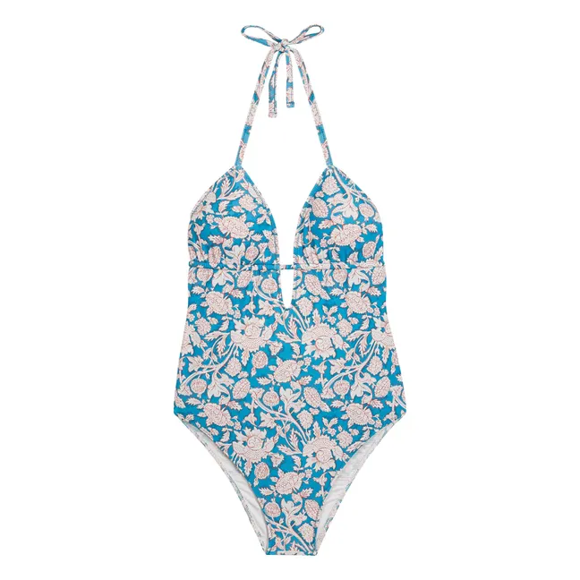 Maillot Une Pièce Positano | Bleu