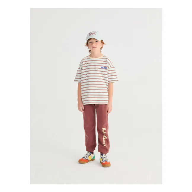 Camiseta de rayas Bobo Choses | Azul Pálido