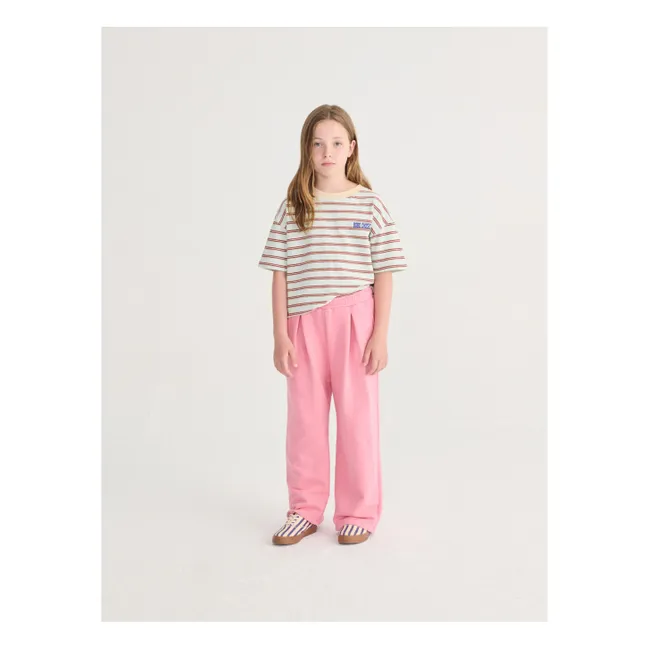 Camiseta de rayas Bobo Choses | Azul Pálido