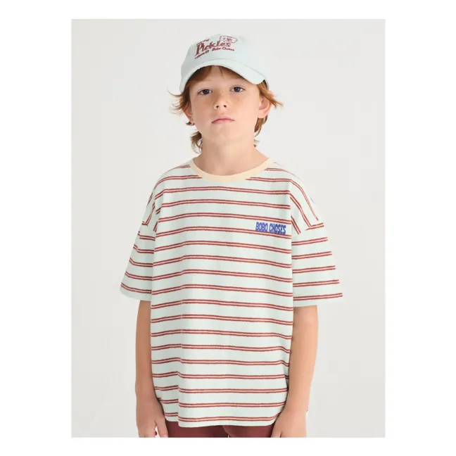 Camiseta de rayas Bobo Choses | Azul Pálido