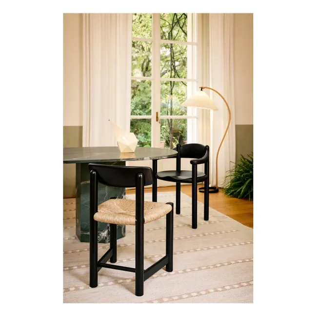 Silla Daumiller con reposabrazos, Rainer Daumiller | Negro