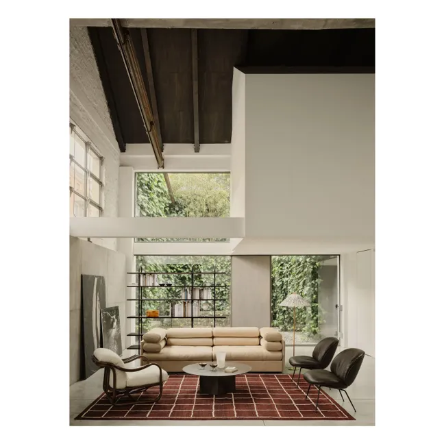 Sillón Beetle Soft de piel, Gamfratesi | Café