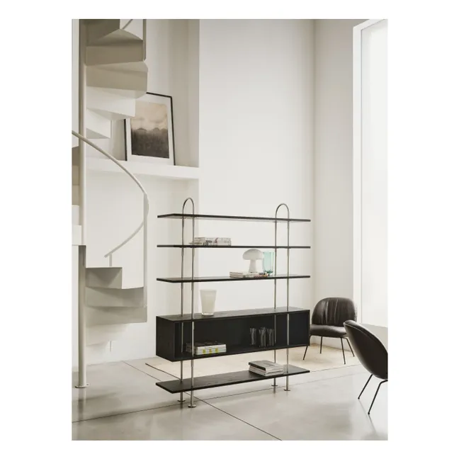 Chaise lounge en cuir Beetle Soft, Gamfratesi | Café