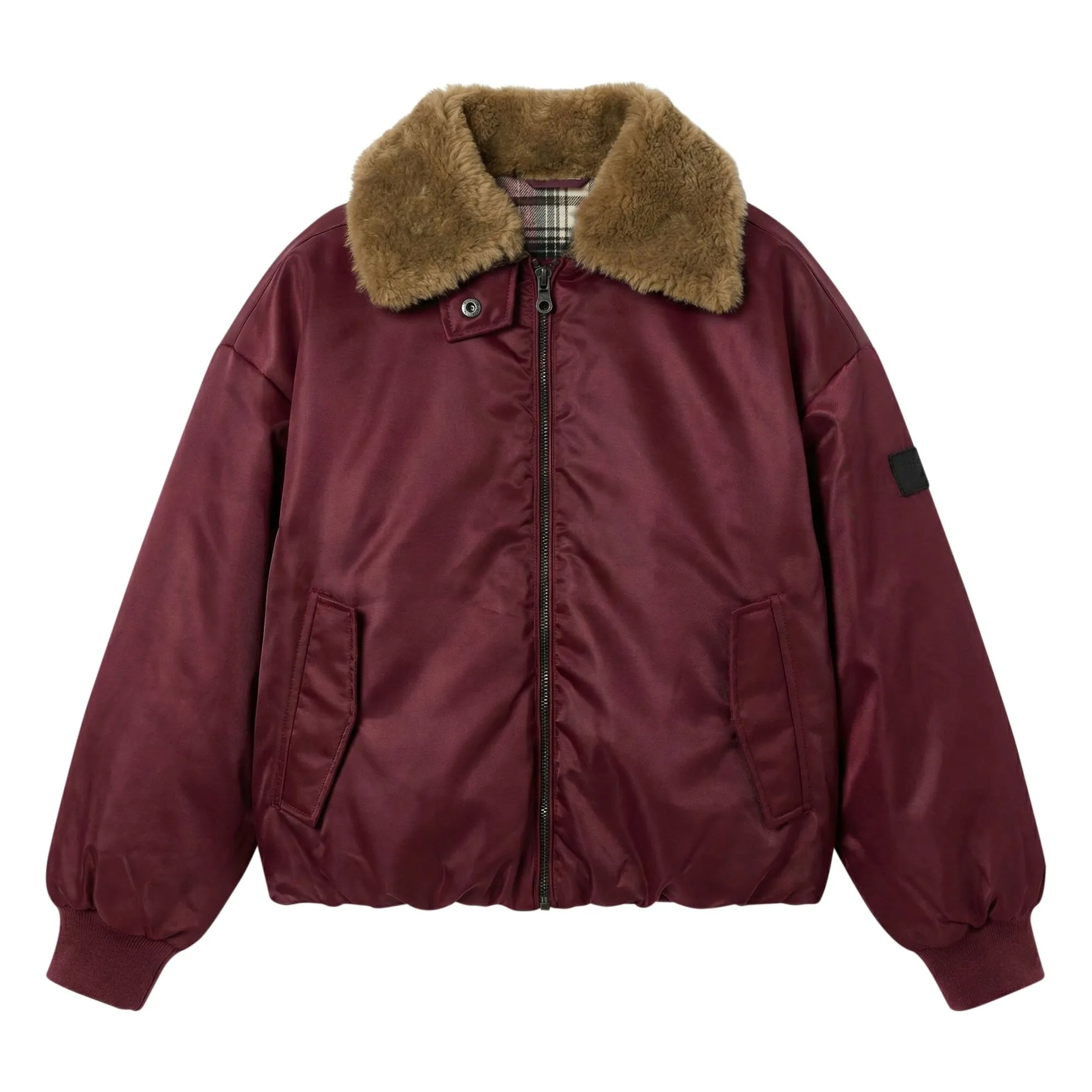 Finger In The Nose Aubergine Aria Bomber Jacket