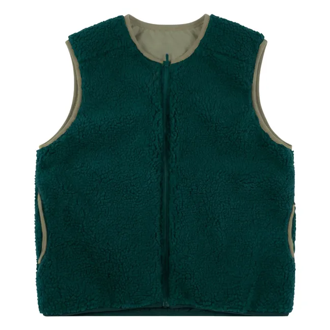 Chaqueta sin mangas Peasy Sherpa | Verde