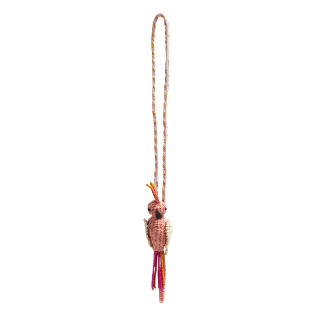 Charms Iraca Perroquet  | Rose
