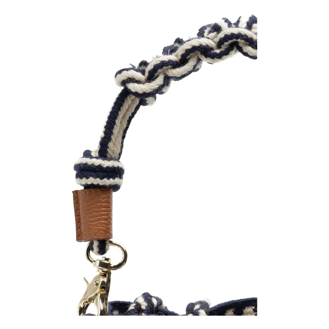 Sac Mitra Macramé | Bleu marine