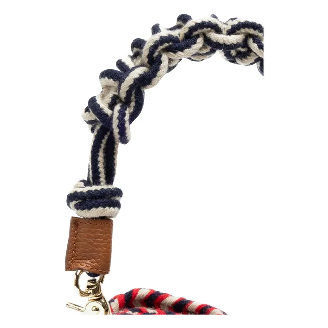 Sac Crossbody Macramé Medium | Bleu marine